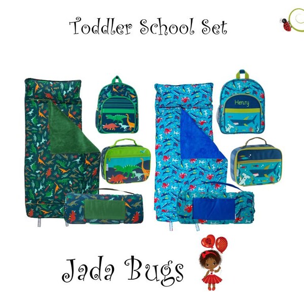 Matching Boys Backpack and Nap Mat Etsy