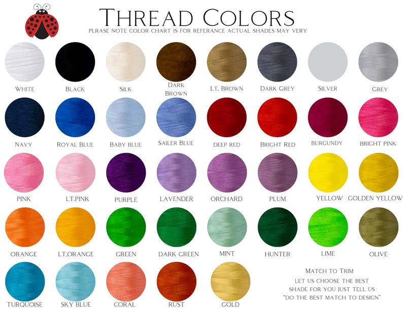 thread color chart for embroidery