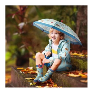 Kids Rain Jacket With Boots and Matching Luggage Perfect for Your Next Vacation Rain or Shine Your Kid Will Look GREAT Etsy