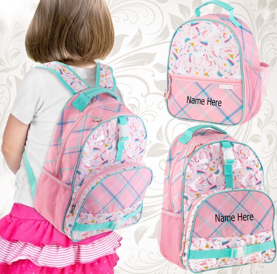 unicorn lunch box and backpack