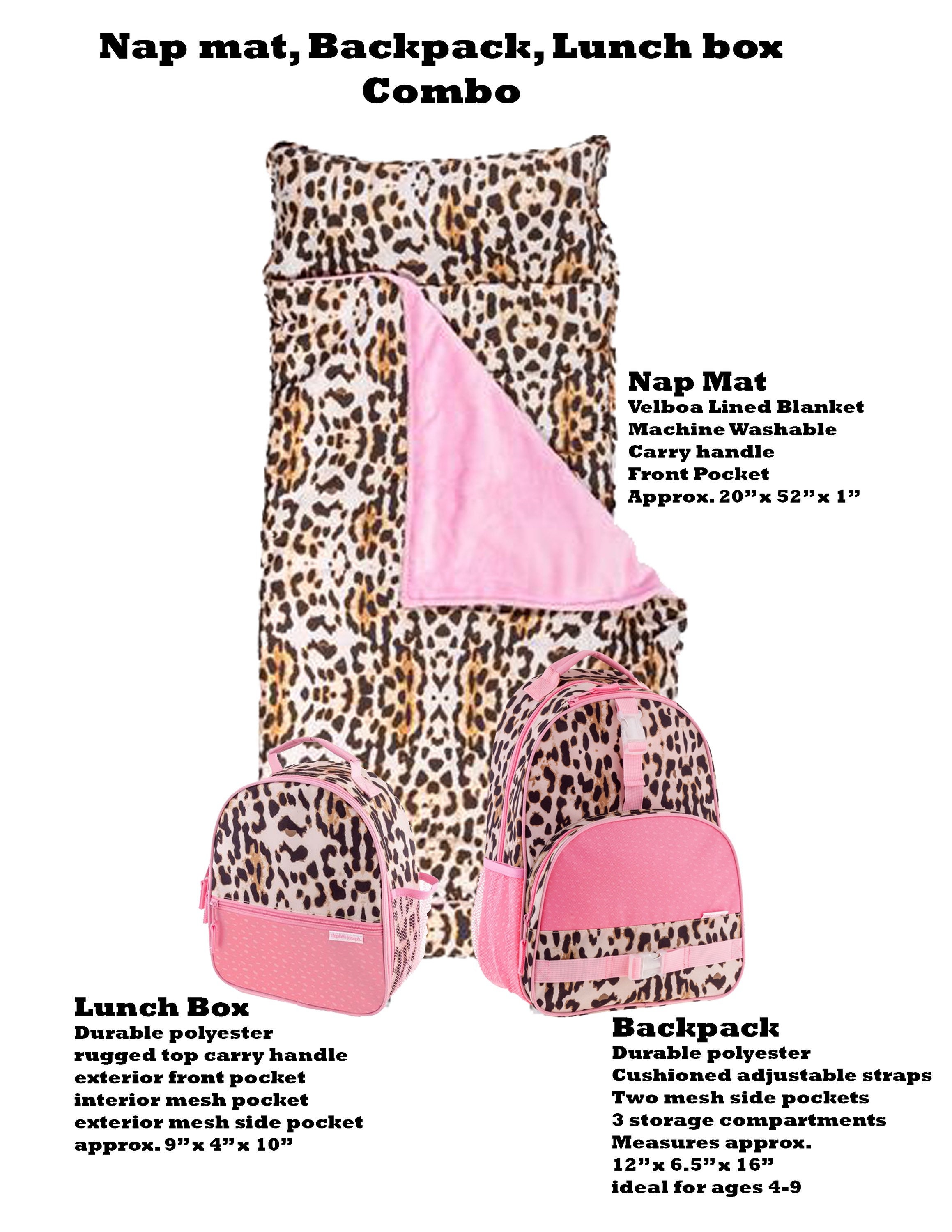 Kids personalized backpack lunchbox and nap mat set Etsy