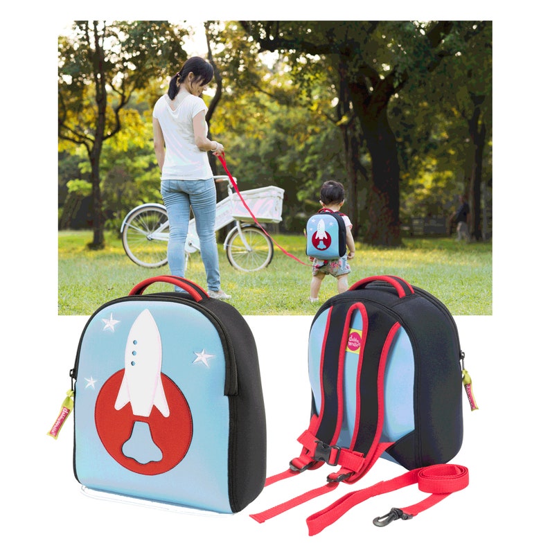 Harness Backpack Toddler for Toddlers 13 Years Old Rocket Etsy