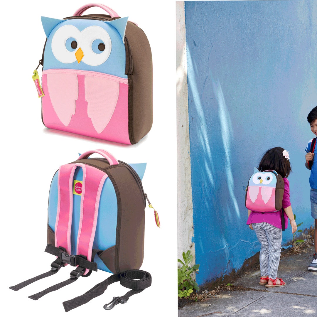 Harness Toddler Backpack, for Toddlers 13 Years Old, Owl Backpack for