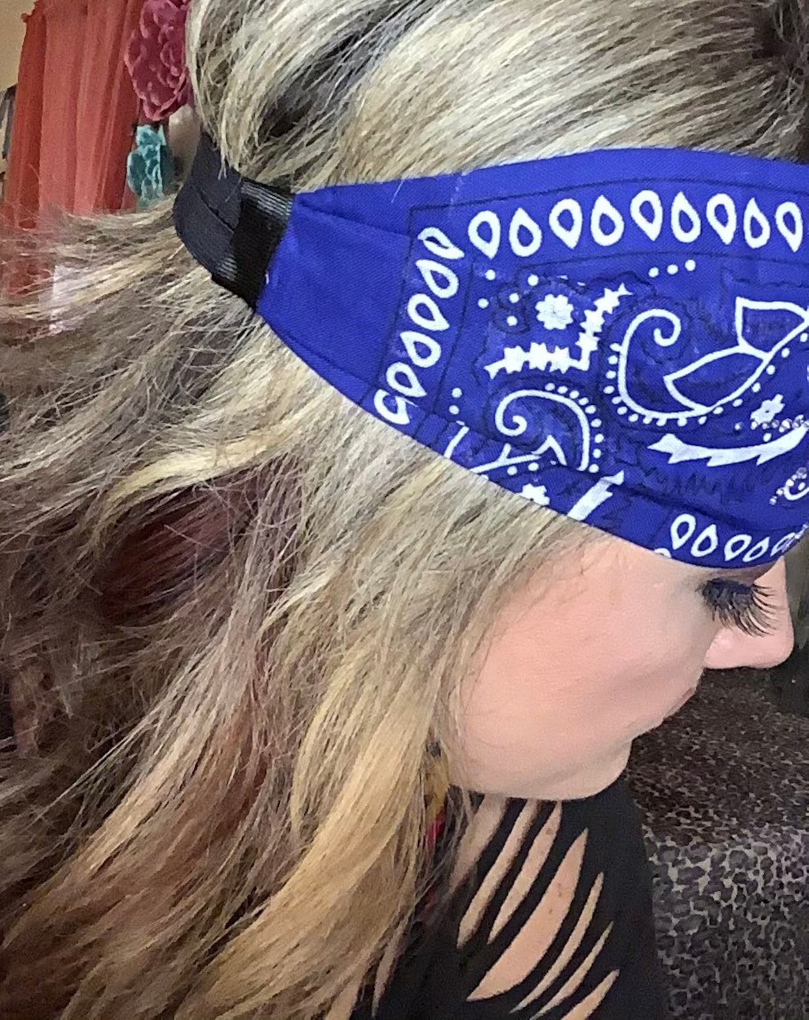 Bling Biker Headband Headwrap Etsy