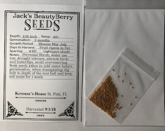 Seeds and Stickers Combo Pack - Friends of the Jack Kerouac House