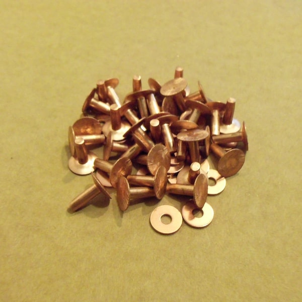 Copper Rivets Etsy