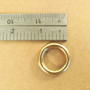 1 Metal O Rings Non Welded - Antique Brass - (O-RING ORG-112)