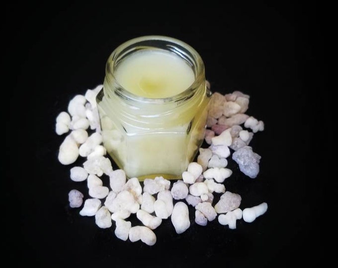 Simply Frankincense Salve, resin balm, ethically created infused handcrafted salve