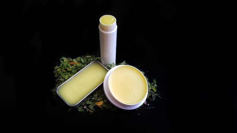 Calendula lip moisturizing balm organic shea lip butter intensive chapstick butter lip care stocking stuffer gift for her image 3