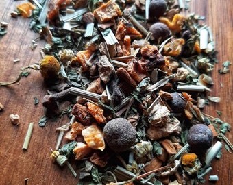 Prosperity Herbal Tea Blend, Organic Money and Abundance Spell Tea