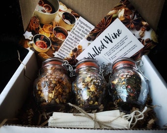 Winter Herbal Tea Gift Set, Organic Loose Leaf Tea Blends