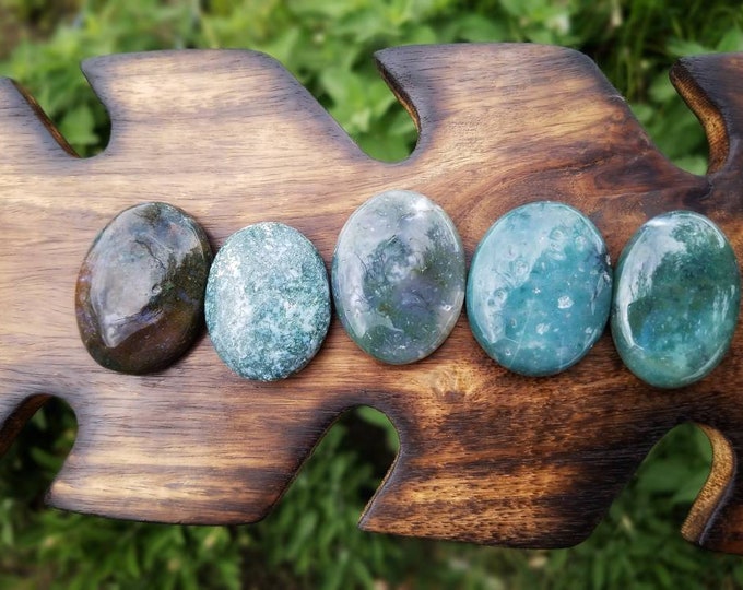 Crystal Worry Thumb Stones, Natural Polished Crystal Gemstone Pocket Stones, Acupressure Reflexology Palm Stones, Crystal Witch Meditation