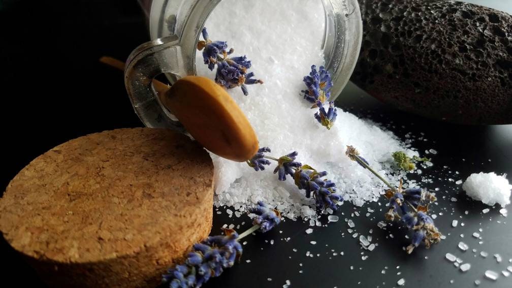 All Natural Foot Scrub, Dead Sea Salt Oil Foot Polish, Professional