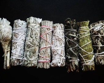 Oregano Smudge Wand, Smoke Cleansing Herb Bundle (3-4 Inch)