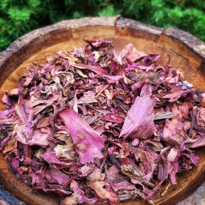 Red Lotus Sacred Indian Red Water Lily, Dried Nymphaea Rubra substitute Blue Lotus, Organic Hand Processed Premium High Grade Flower Petals