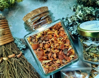 Mabon Altar Ritual Kit, Autumn Equinox Harvest Sabbat Set, Fall Herbal Offerings Box, Ritual Anointing Oils, Mini Travel Altar Giftset