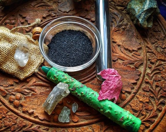Banishing black salt for ritual spells | hexxing | jinx | protection spell Hoodoo | wicca | pagan | magyk | magick | witches salt | santeria