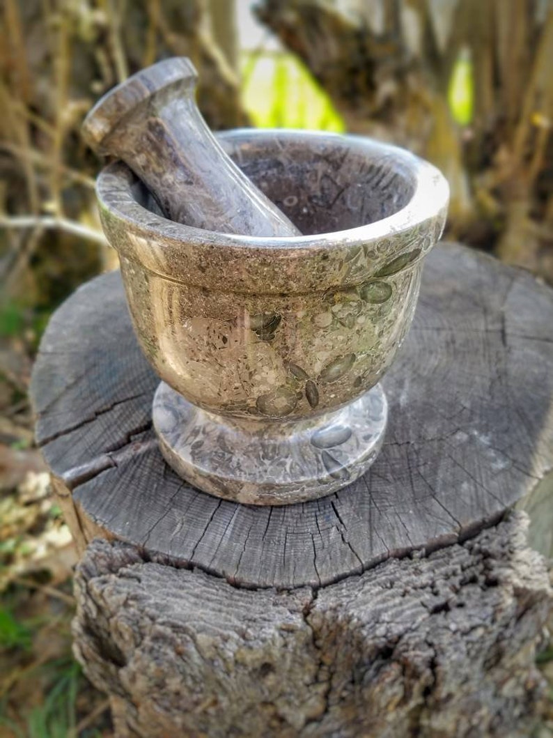 XL Mortar and Pestle Set Marble Mortar Cast Iron Cauldron Etsy