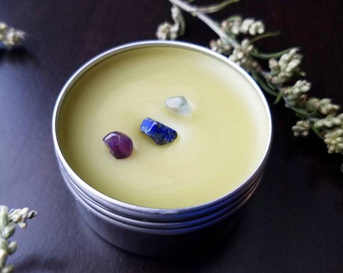 Third Eye Anointing Ointment, 3rd Eye Oil, Meditation, Dream Work Magick, Organic Mugwort Dream Balm, Lucid Dreaming Enhancer, Ajna Chakra