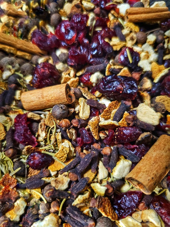 Spring Ostara Simmer Pot Spell Altar Ritual, Equinox Sabbat Set, Solstice Herbal Offering Box, Ritual Anointing Oil, Mini Travel Altar