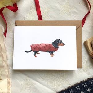 Dachshund Greeting Card