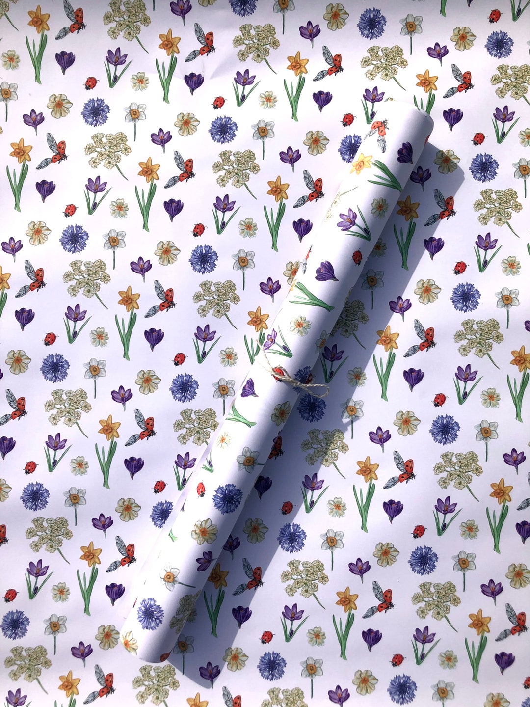 Spring Floral Wrapping Paper - Etsy