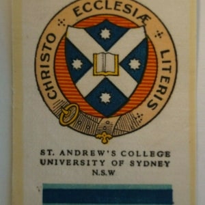 Vintage-1915-Wills Silk-School Crests- St.Andrews College University of Sydney