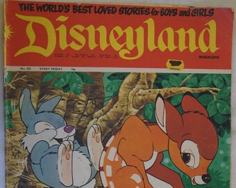 Classic Disney Large Magazine Comic-Scarce Vintage 1975 Great Characters-Titles