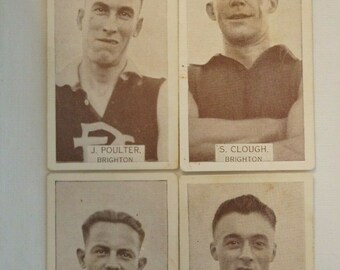 vfl cigarette cards Brighton - AFL-VFL-VFA Football Vintage Pre WW2 - 1933 - Wills Cigarettes Football Cards - Complete Team Set vfl cigarette cards Brighton - AFL-VFL-VFA Football Vintage Pre WW2 - 1933 - Wills Cigarettes Football Cards - Complete Team Set