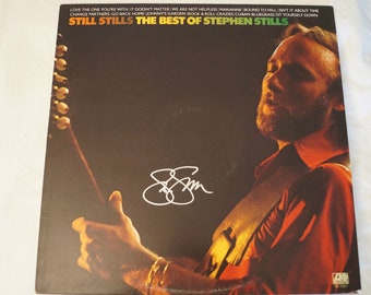 STEPHEN STILLS -The Best of Album - Personally signed by Stephen w / COA