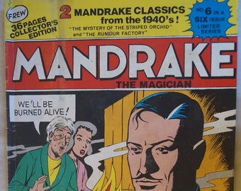 Classic Frew Comic Collectors Edition Mandrake The Magician Great Title