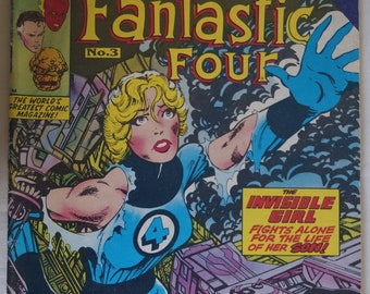 Classic Marvel Comic-Scarce Vintage Federal Issue No.3 - Fantastic Four Childhoods End