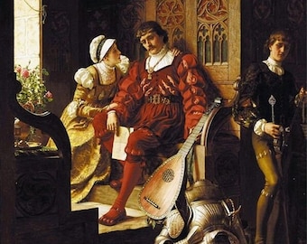 Magnificent Duty - E.Leighton - Canvas Print from The Bordeaux Art Gallery Sale