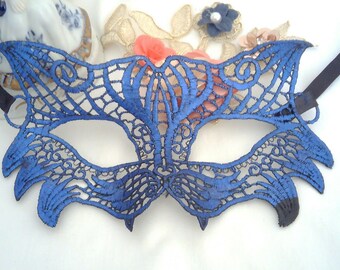 Women Ladies Sexy Blue Fantasy Eye Mask Ball Masquerade Costume Party Carnival