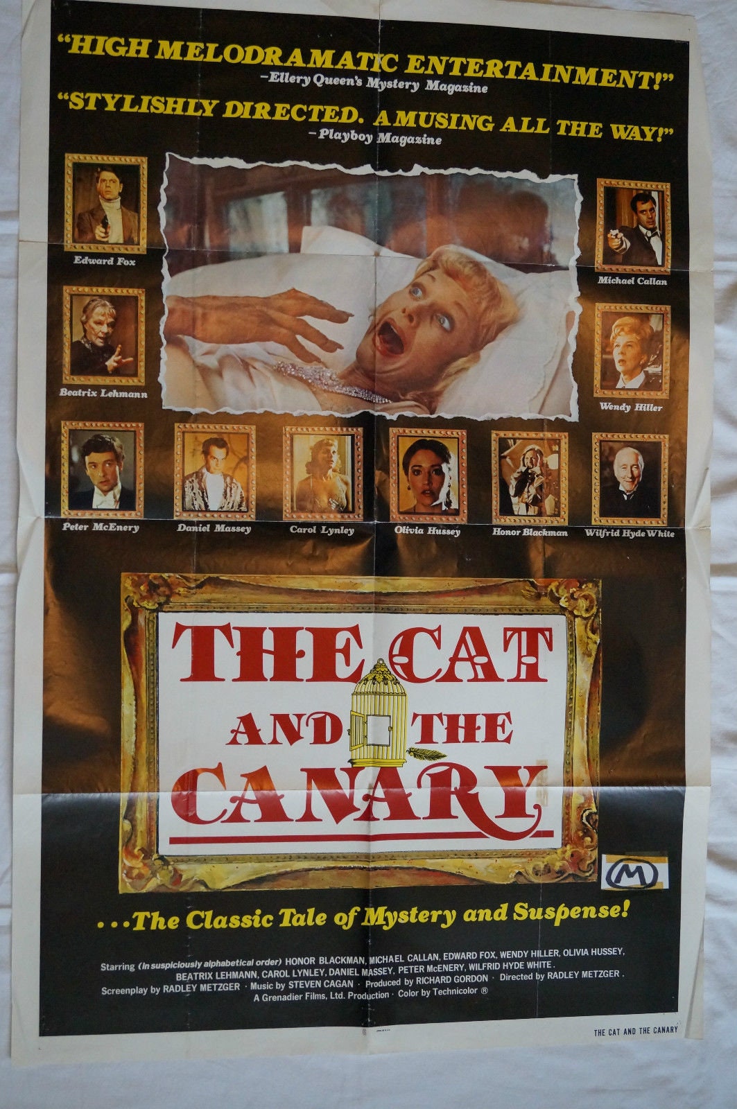 The Cat and The Canary Rare and Collectable Movie Poster. | Etsy