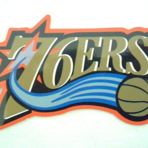 NBA - Basketball - Team Decal - Philadelphia 76ers - Suits many uses.