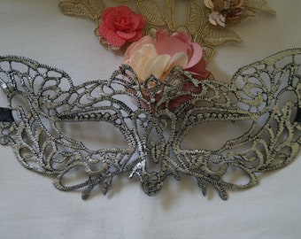 Women Ladies Sexy Silver Fantasy Eye Mask Ball Masquerade Costume Party Carnival
