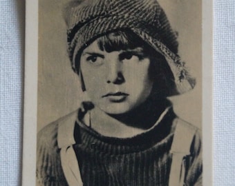 Popular Film Stars Vintage 1925 Pre WWII Lambert Butler Card Jackie Coogan