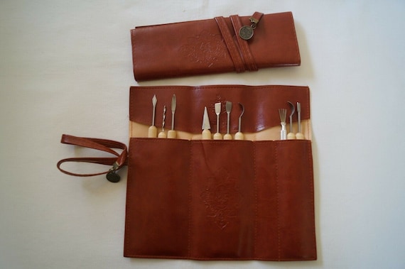 Pottery Tool Set 10pc with Carry Bag