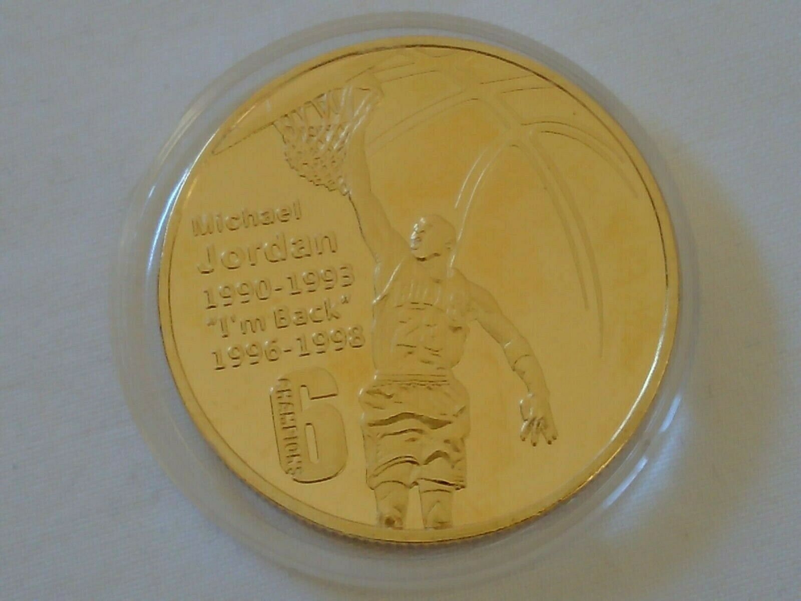 NBA Basketball - Chicago Bulls MVP Coin/medallion in Capsule NBA Basketball - Chicago Bulls MVP Coin/medallion in Capsule