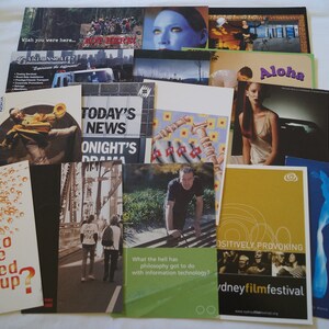 Group Lot of 15 Vintage Collectable Advertising Postcards Inc. Today's News, One Life Multiple Choices, and etc.