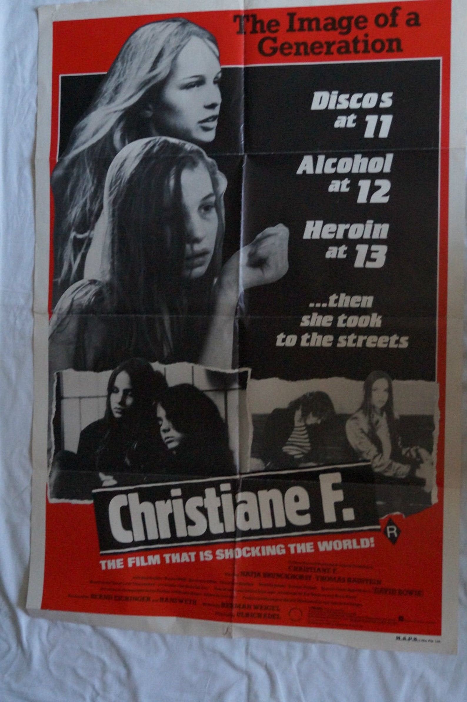 Christiane F. Rare and Collectable Movie Poster Etsy