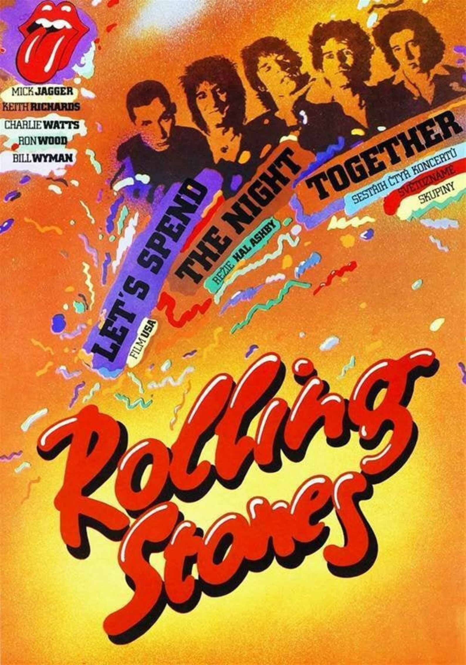 THE ROLLING STONES Canvas Print Concert Poster Let's Etsy