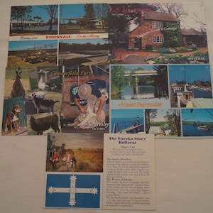 Victoria Scenery - Lot of 5 Various - Vintage Collectable Postcards.