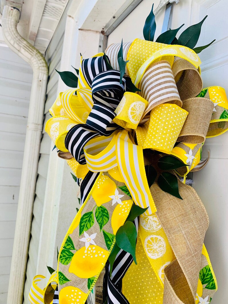 Summer door hanger for front door summer swag summer door Etsy
