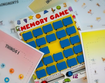 Memory Game-KAARTEN (v1) Kaarten, monumenten, muziek, insecten, enz. - [alleen DIGITALE DOWNLOAD] - alleen voor Melissa & Doug-memorygame