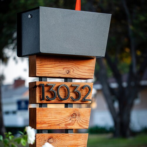 Modern Mid Century Mailbox Instructions Etsy