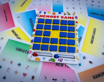 Memory Game CARDS (v2) Winter Holiday - [alleen DIGITALE DOWNLOAD] - alleen voor Melissa & Doug-memorygame