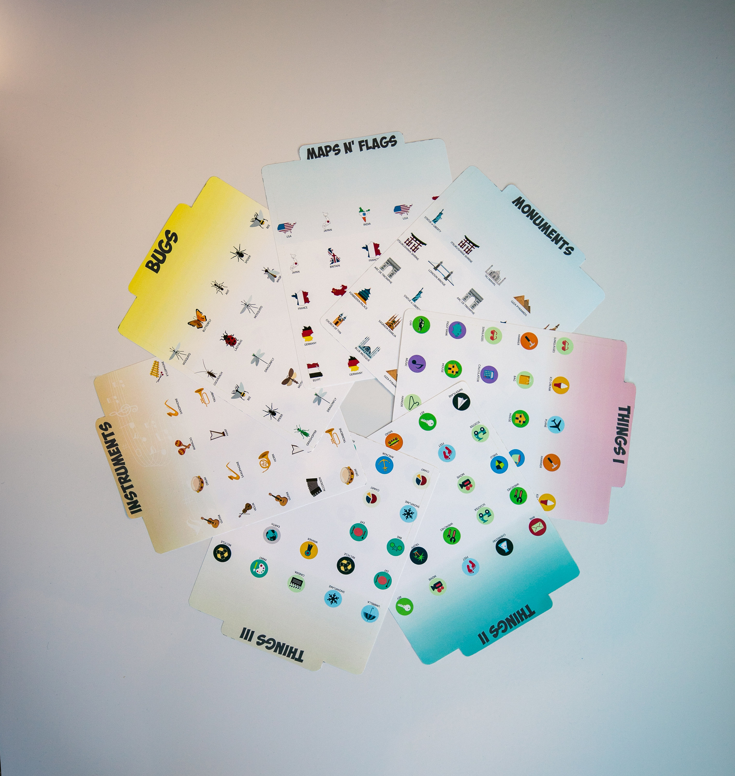 Memory Game CARDS (v1) Maps, Monuments, Music, Bugs, Etc - [DIGITAL ...