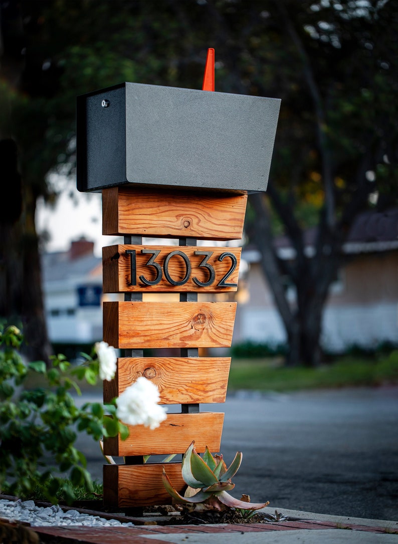 Mid Century Modern BLOCK Mailbox Instructions image 1